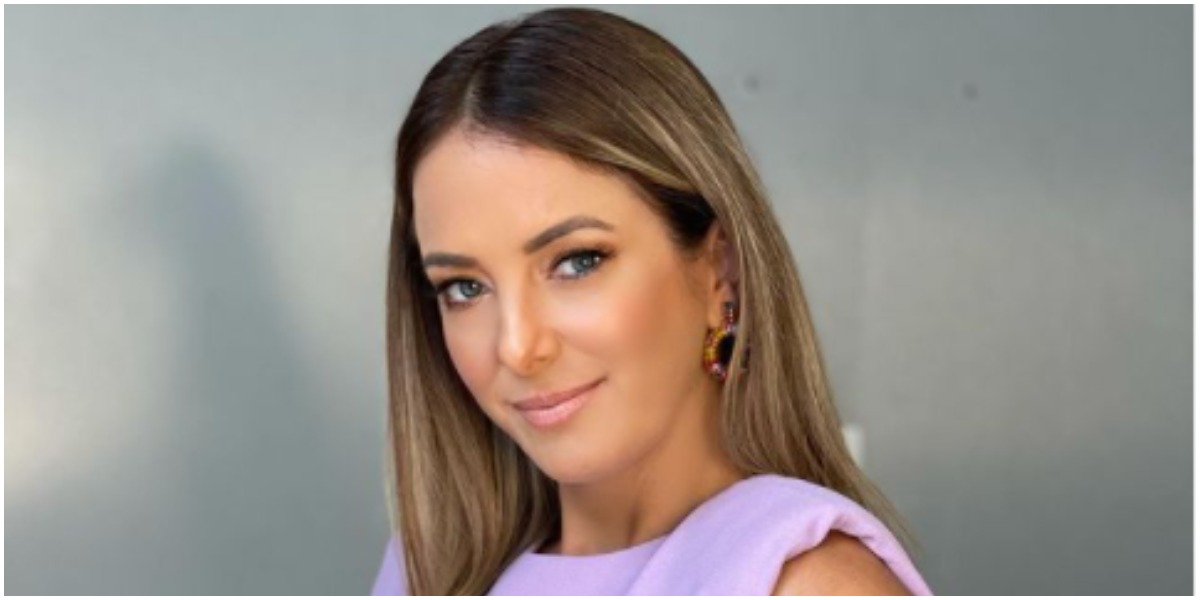 Ticiane Pinheiro se declara para César Tralli e chama a atenção (Foto: Reprodução)