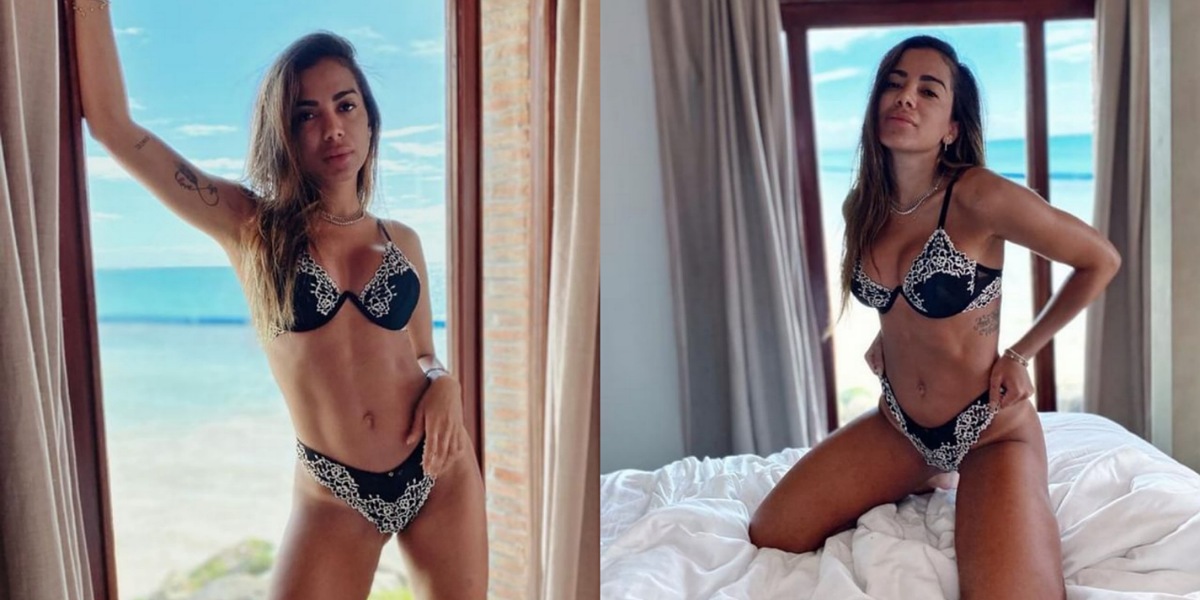 Anitta compartilha ensaio fotográfico sensual, puxa lingerie e fãs comentam - Foto: Reprodução/Instagram