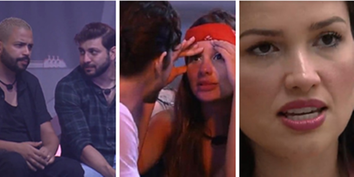 Carla Diaz: Festa do BBB21 foi bastante agitada (Foto: Montagem/TV Foco)