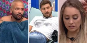 Projota, Caio e Carla Diaz (Foto: Montagem/TV Foco)