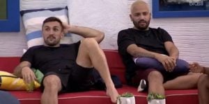 Arthur em conversa com Projota (Foto: Reprodução)