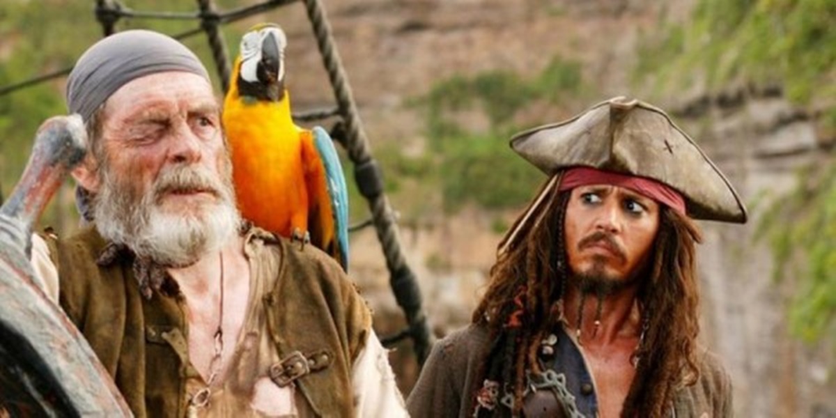 David Bailie morreu aos 83 anos e participou de três filmes da saga Piratas do Caribe (Foto: Reprodução)