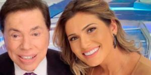 Silvio Santos e Lívia Andrade (Foto: Reprodução)