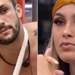 Sarah e Arthur no BBB21 (Foto: Reprodução/Globo)
