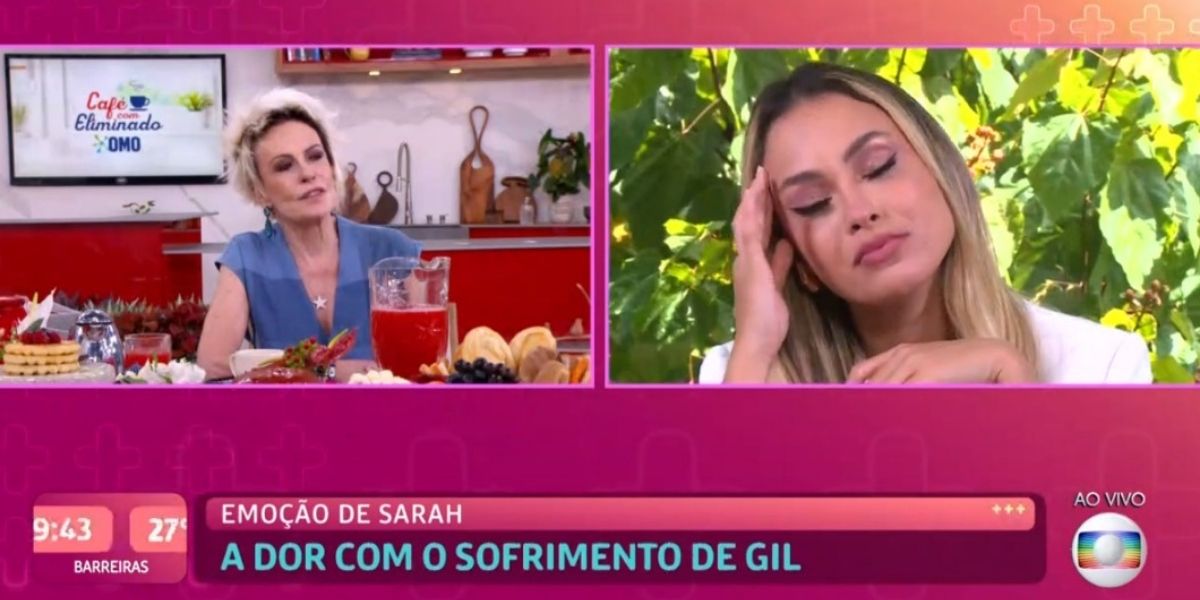 Ana Maria e Sarah ao vivo (Reprodução)