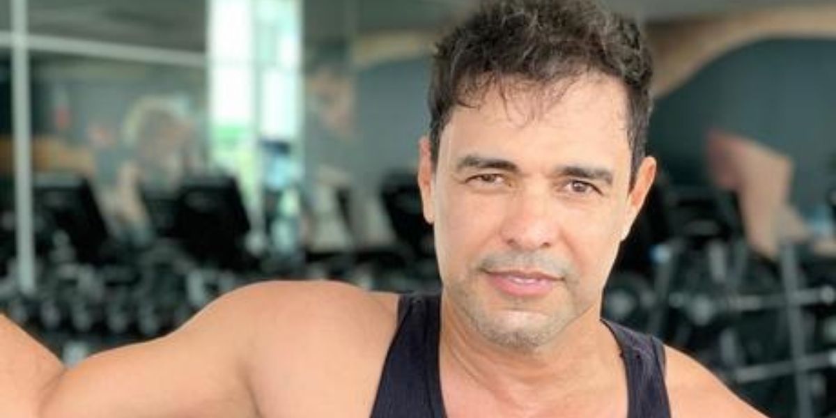 Zezé é flagrado suado mostrando parte íntima gigante e relação com mulher famosa vaza: "Que inveja" 