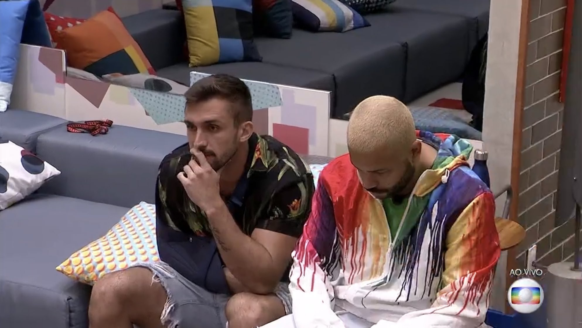 Arthur vai imunizar Projota no BBB21 (Foto: Reprodução) Carla
