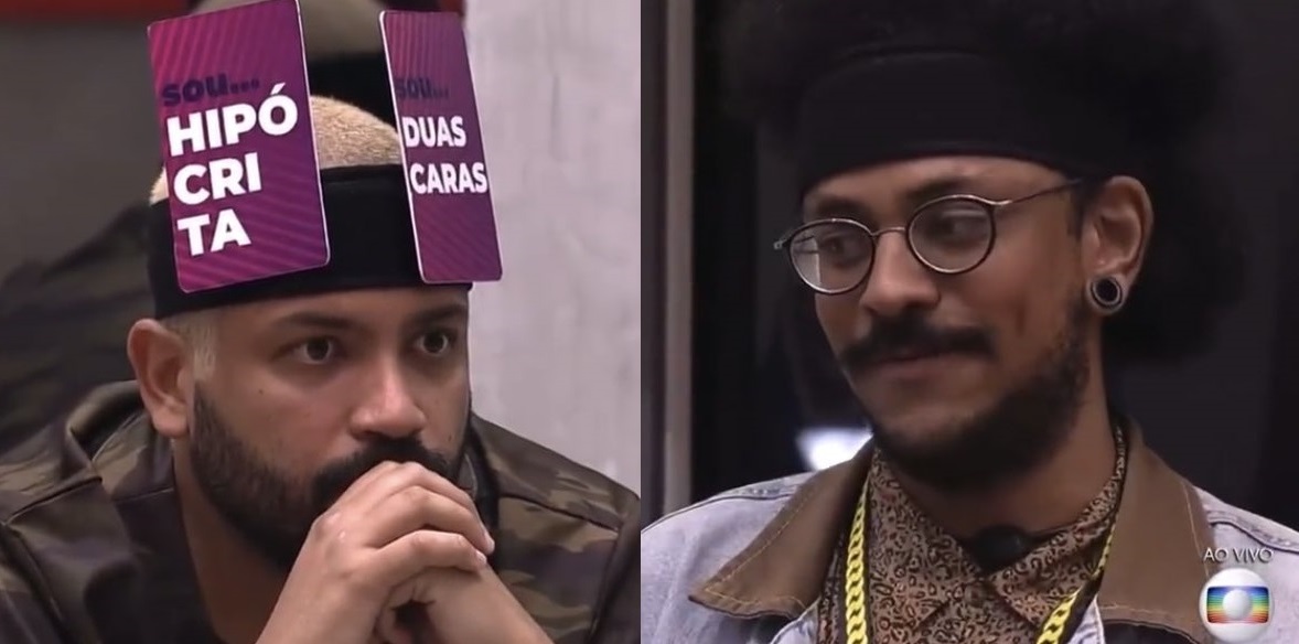 Projota e João Luiz no BBB21 (Foto: Reprodução)