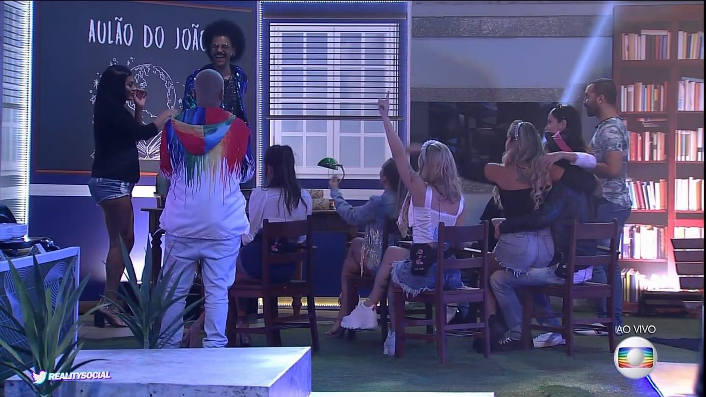 Festa do João Luiz no BBB21 (Foto: Reprodução)