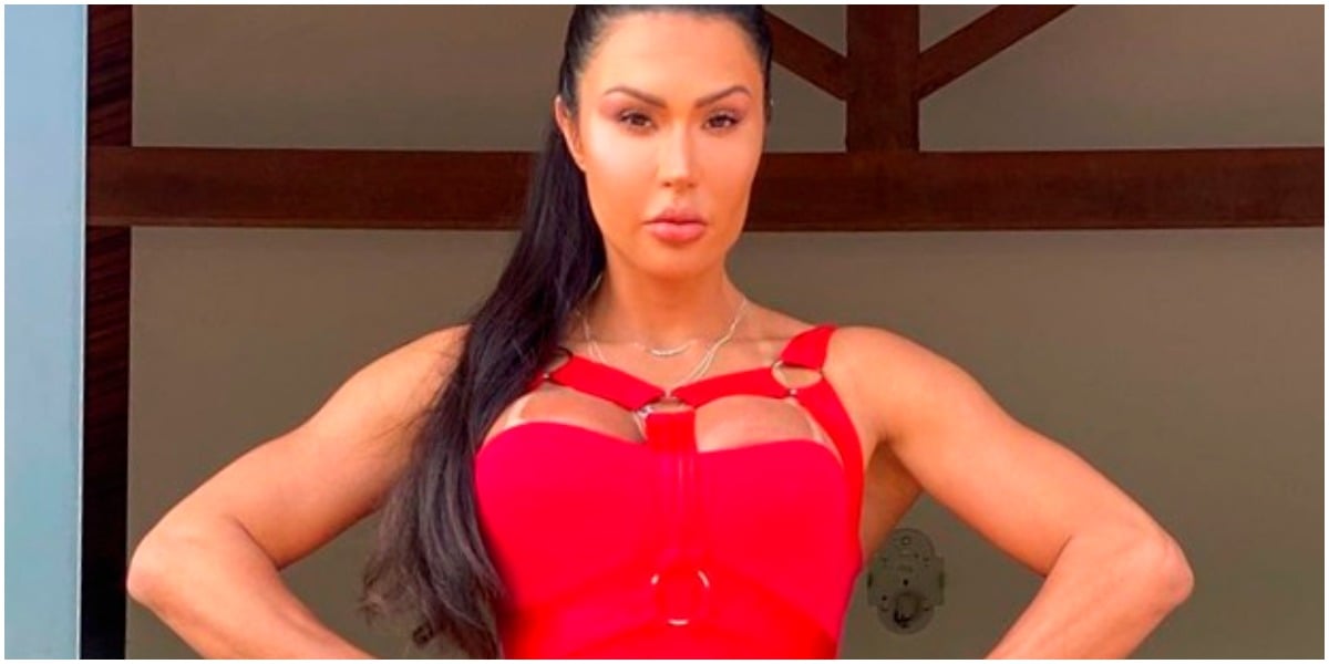 Gracyanne Barbosa voltou a causar por conta de seu corpo (Foto: Reprodução)