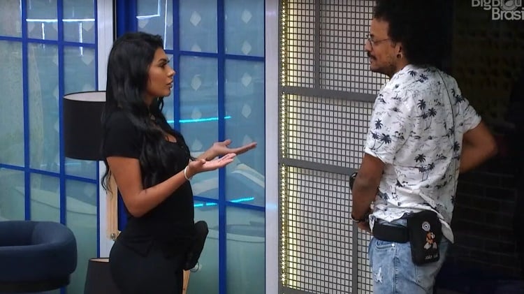 Fiuk: Pocah em conversa com João no BBB21 (Foto: Reprodução)