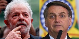 Lula e Bolsonaro lideram pesquisa nas eleições 2022 (Foto: Montagem)