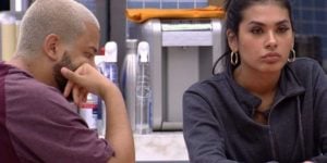 Projota e Pocah no BBB21 (Foto: Reprodução)