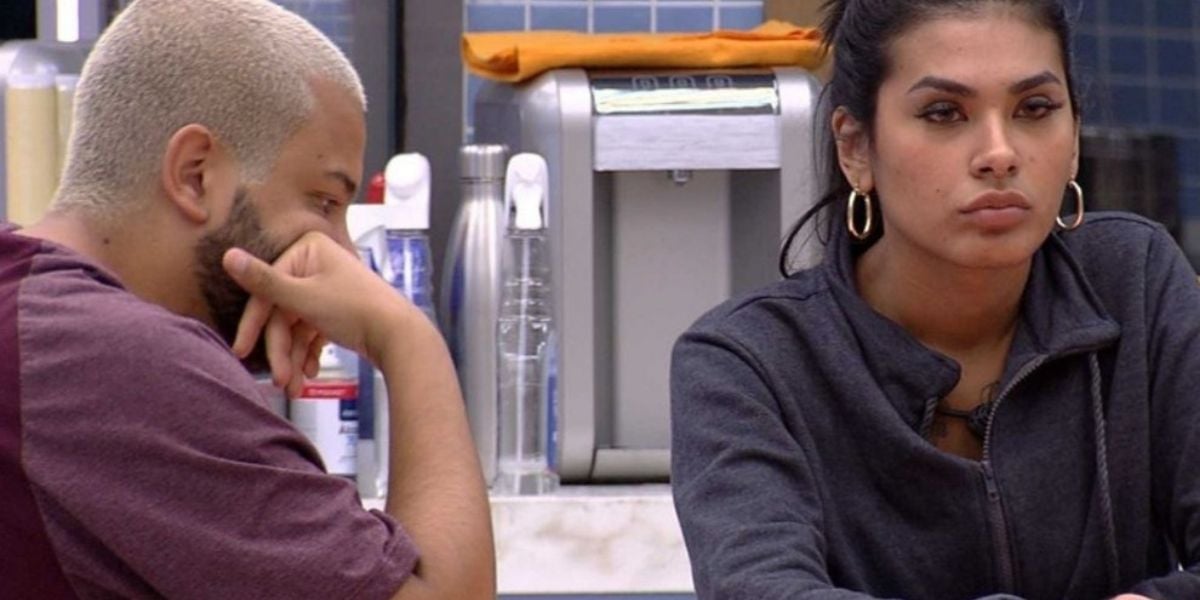 Projota e Pocah no BBB21 (Foto: Reprodução)