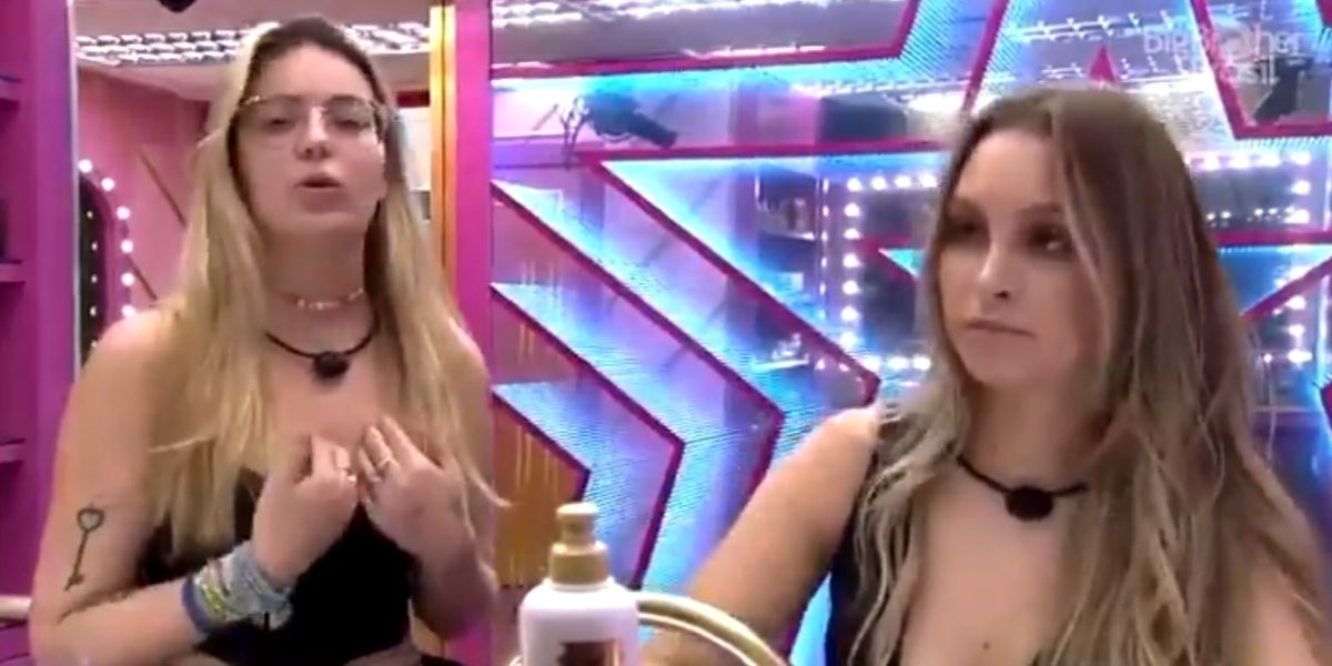 Viih Tube e Carla Diaz no BBB21 (Foto: Reprodução/Globo)
