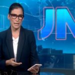 Renata Vasconcellos em plantão da Globo (Foto: Divulgação)