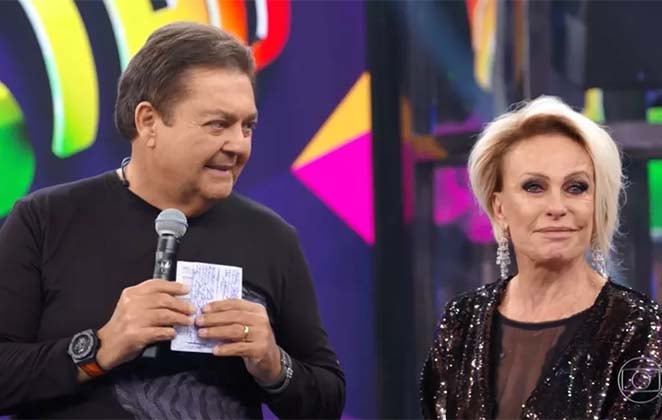 Faustão e Ana Maria