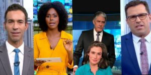 Bocardi, Tralli, Maju, Renata e Bonner: jornalistas moram em imóveis luxuosos no Rio e em São Paulo (Foto: Reprodução)