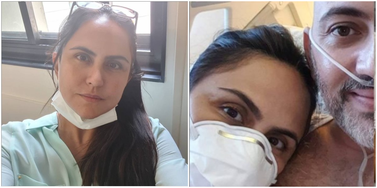 Carla Cecato usou as redes sociais para falar de piora do marido e volta para hospital (Foto: Reprodução)