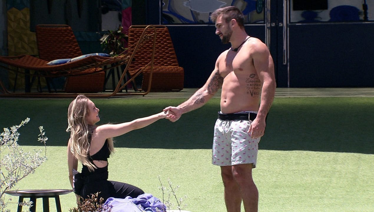 Carla Diaz e Arthur no BBB21 (Foto: Reprodução)