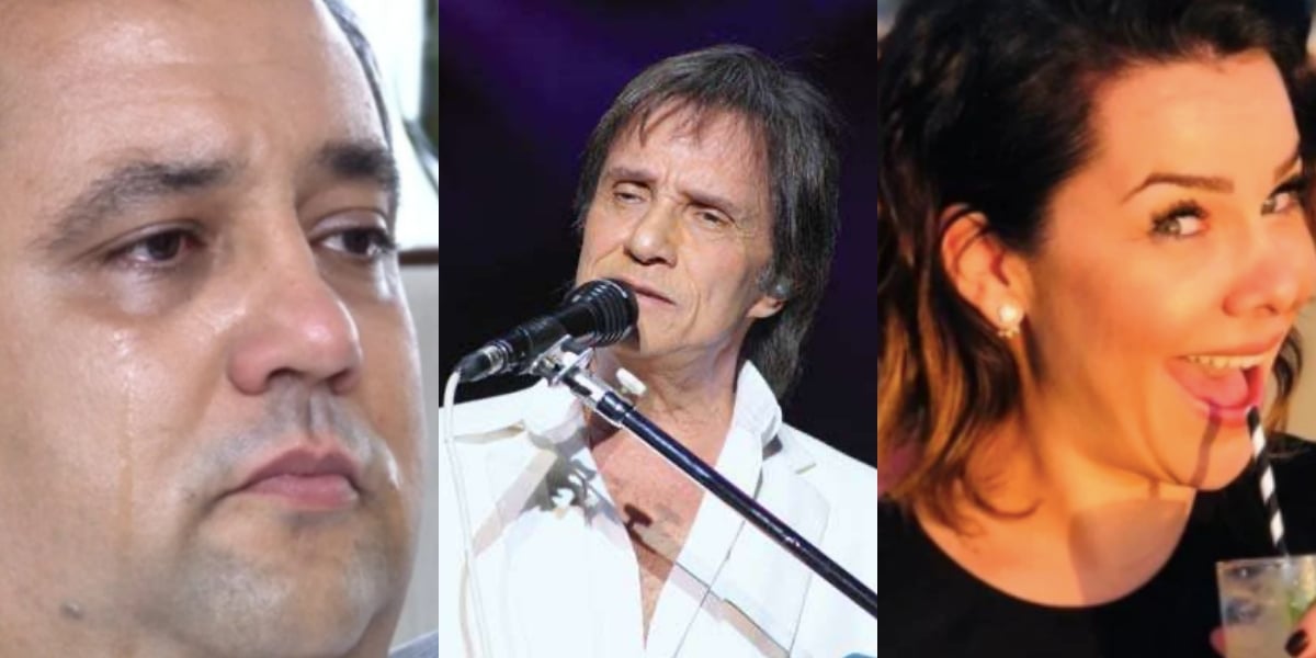 Geraldo Luis, Roberto Carlos e Fernanda Souza (Reprodução)