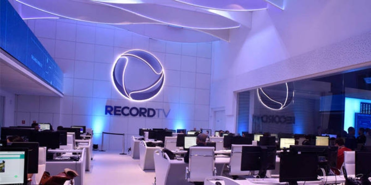 Estúdio Record (Foto: Reprodução)