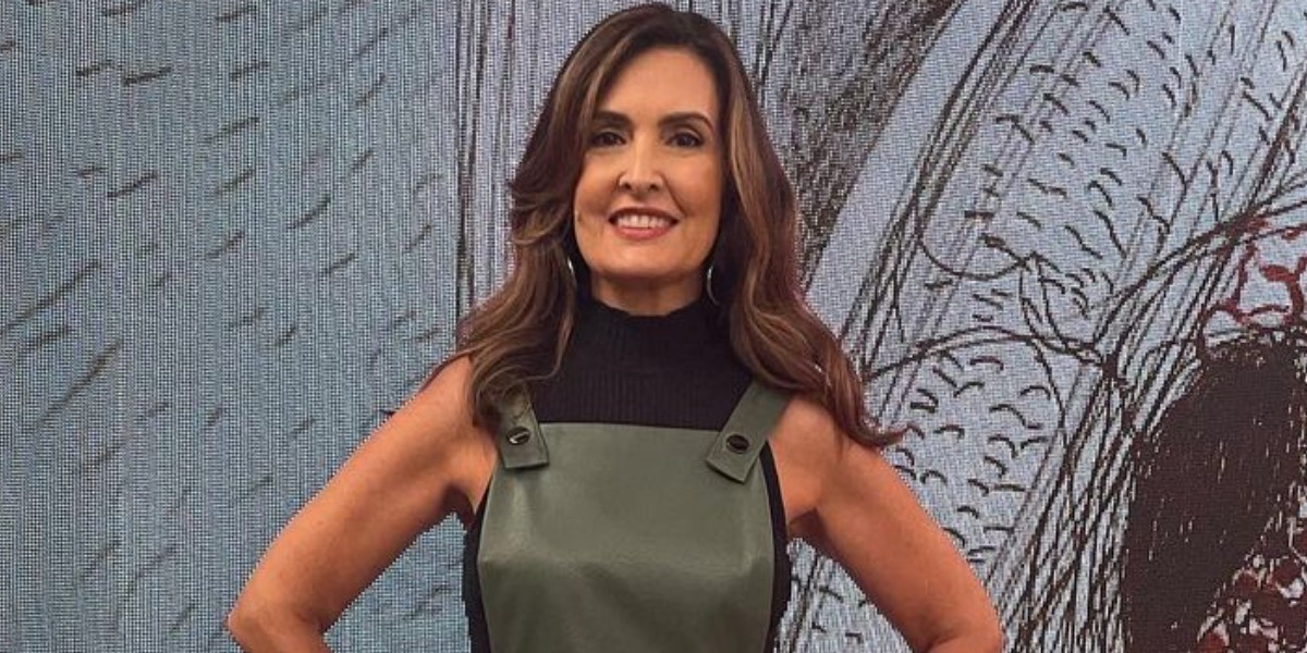 Fátima Bernardes no "Encontro", da TV Globo (Foto: Reprodução/Instagram)