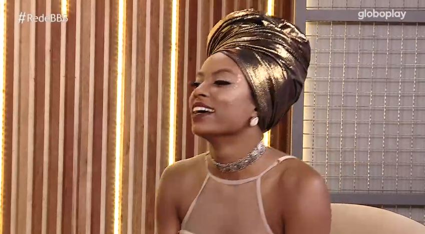 Lumena no BBB21 (Foto: Reprodução)