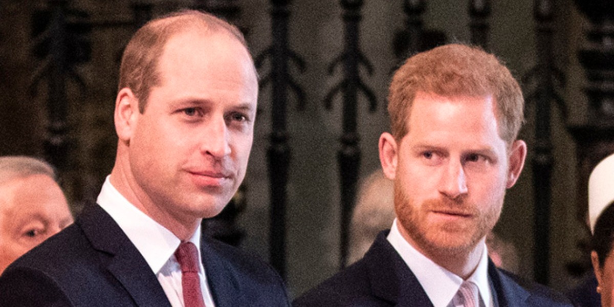 Príncipe Harry e seu irmão William (Foto: Reprodução)