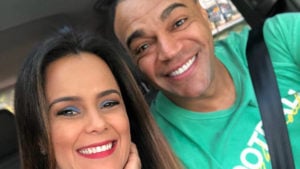 Luciele Di Camargo e Denilson (Foto: Reprodução)