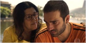 Lurdes e Domênico na novela Amor de Mãe - Foto: Reprodução