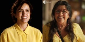 Manuela Dias exalta Lurdes de Amor de Mãe (Foto: Montagem/TV Foco/Reprodução/Globo)