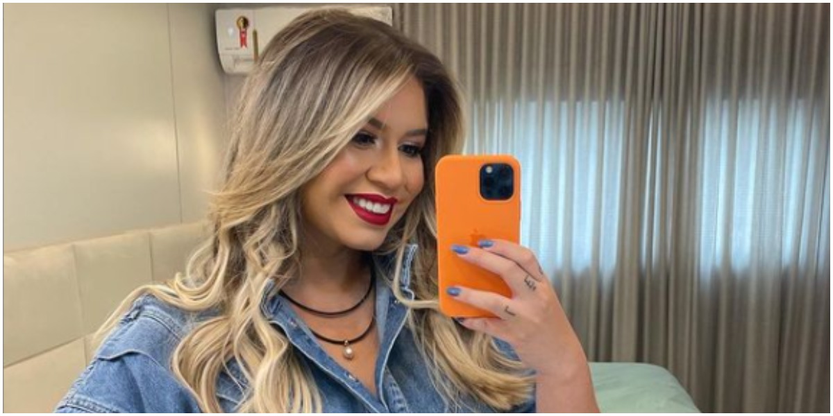 Marília Mendonça usou as redes sociais para expor um acidente doméstico (Foto: Reprodução)