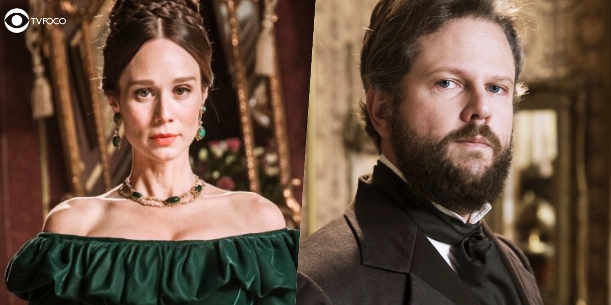 Mariana Ximenes e Selton Mello em Nos Tempos do Imperador 