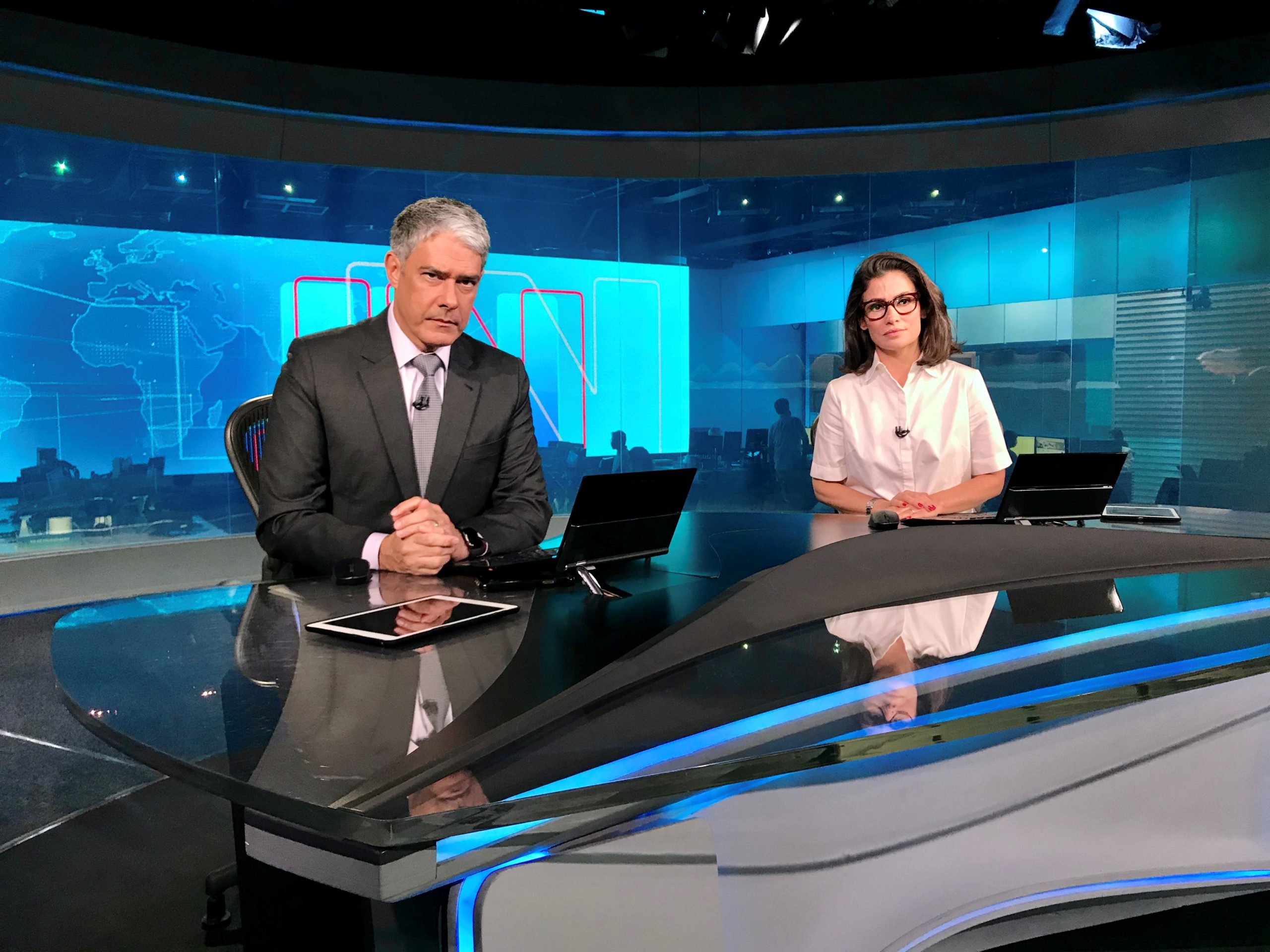 William Bonner e Renata Vasconcellos (Foto: Reprodução)