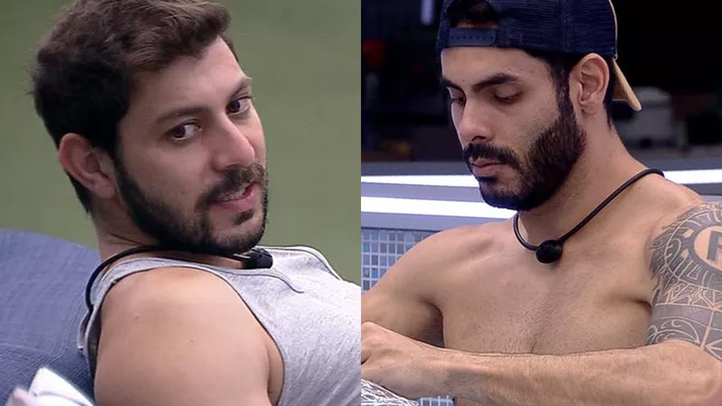 Rodolffo flalou do mau-humor de Caio no BBB21 (Foto: Reprodução)