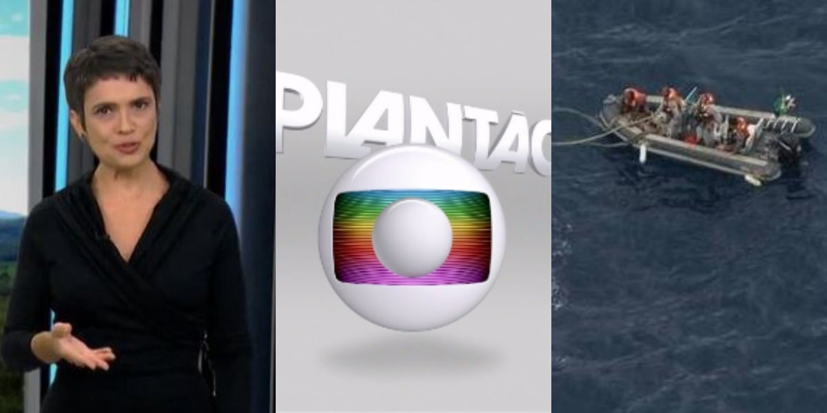 Sandra Annenberg apresentou Plantão da Globo chocante (Foto: Reprodução/TV Globo)