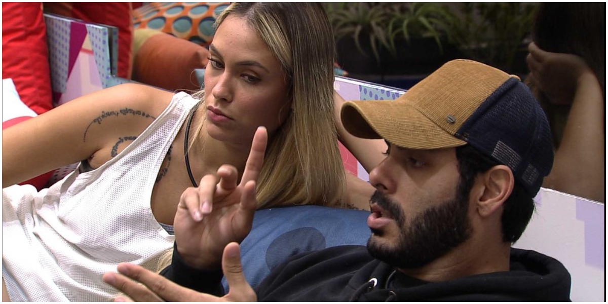 Sarah e Rodolffo em conversa no BBB21 - Foto: Reprodução
