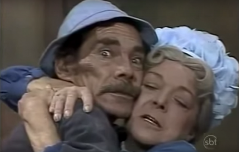 Seu Madruga e Bruxa do 71 viveram relacionamento forçado em "Chaves", de acordo com fãs do seriado (Foto: Reprodução/SBT)