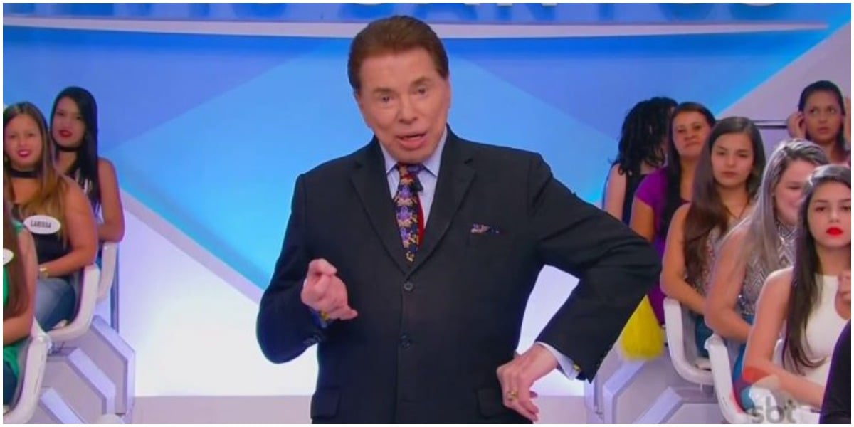 Silvio Santos durante seu programa no SBT - Foto: Reprodução