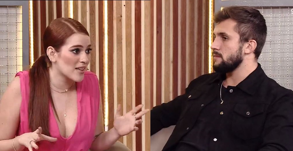 Ana Clara e Arthur do BBB21 no Rede BBB (Foto: Reprodução)