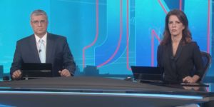 Sem William Bonner e Renata Vasconcellos, o Jornal Nacional não tem ido tão bem em audiência no Ibope (Foto: Reprodução / TV Globo)