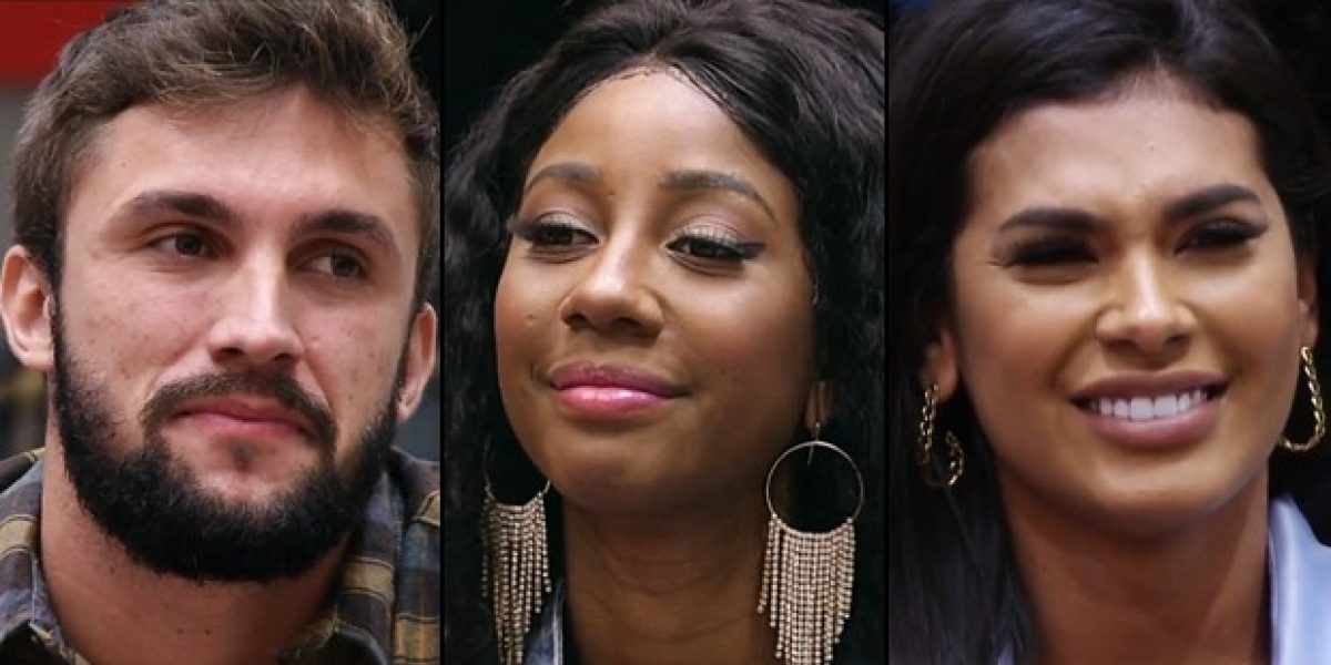 Arthur, Camilla e Pocah no BBB21 (Imagem: Montagem)