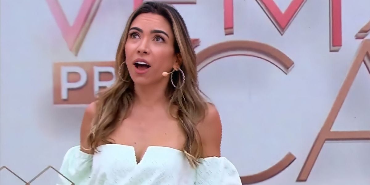Patrícia Abravanel no Vem pra Cá do SBT (Foto: Reprodução)