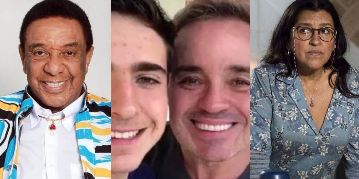 Agnaldo Timóteo, filho de Gugu e Regina Casé (Reprodução)