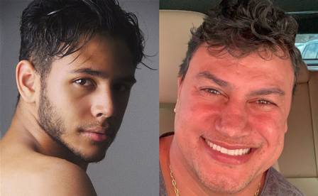 Popó e o filho, Juan Freitas (Imagem: Montagem)