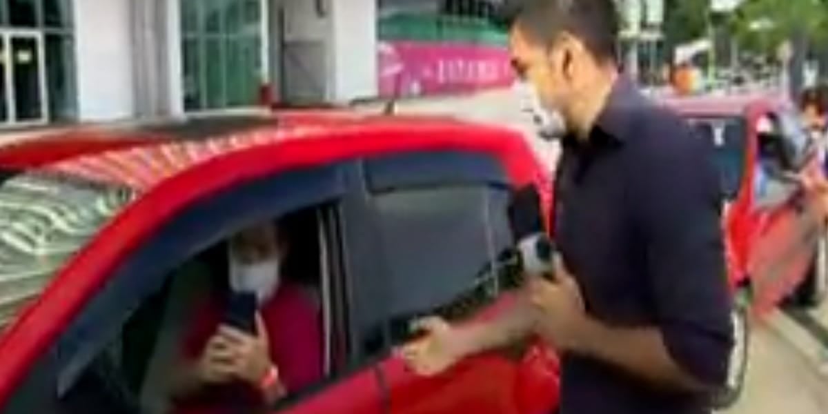 Senhor detona a Globo na Record e deixa repórter, Pedro Leão, em saia justa ao vivo (Foto: Reprodução/Record)
