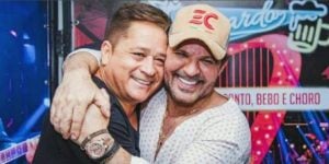 Eduardo Costa e Leonardo romperam em 2020 (Foto: Reprodução)