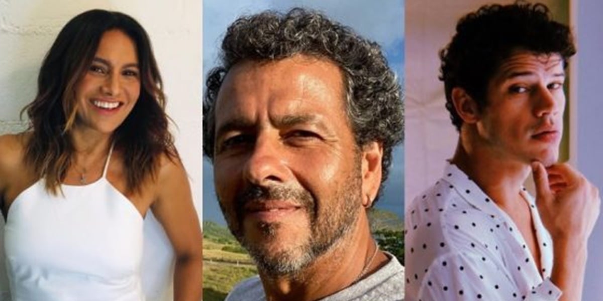 Remake: Dira Paes, Marcos Palmeiras e José Loreto estão no elenco de Pantanal (Imagem: Montagem)