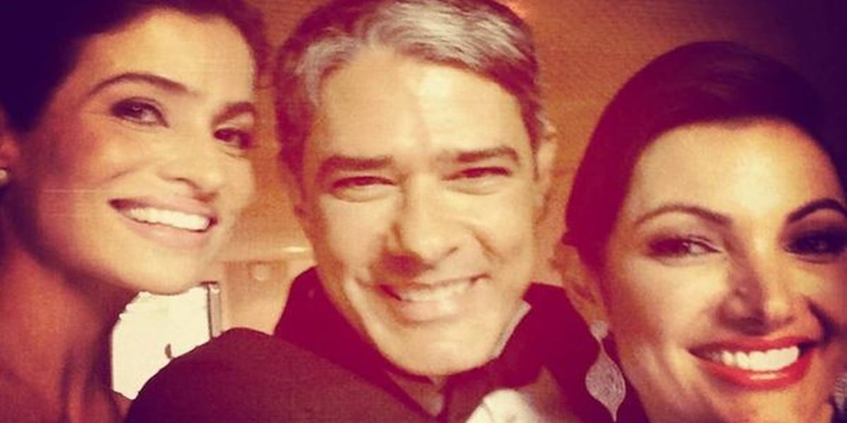 Renata Vasconcellos, William Bonner, Patrícia Poeta